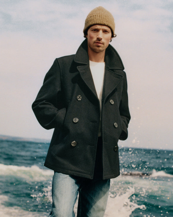Noah - Noah x Gloverall Classic Peacoat - Detail