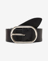 Noah - Classic Leather Belt - Black - Swatch