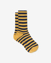 Noah - Striped Sock - Golden Yellow / Navy Stripe - Swatch