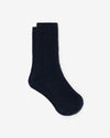 Noah - Wool Cable Sock - Navy - Swatch
