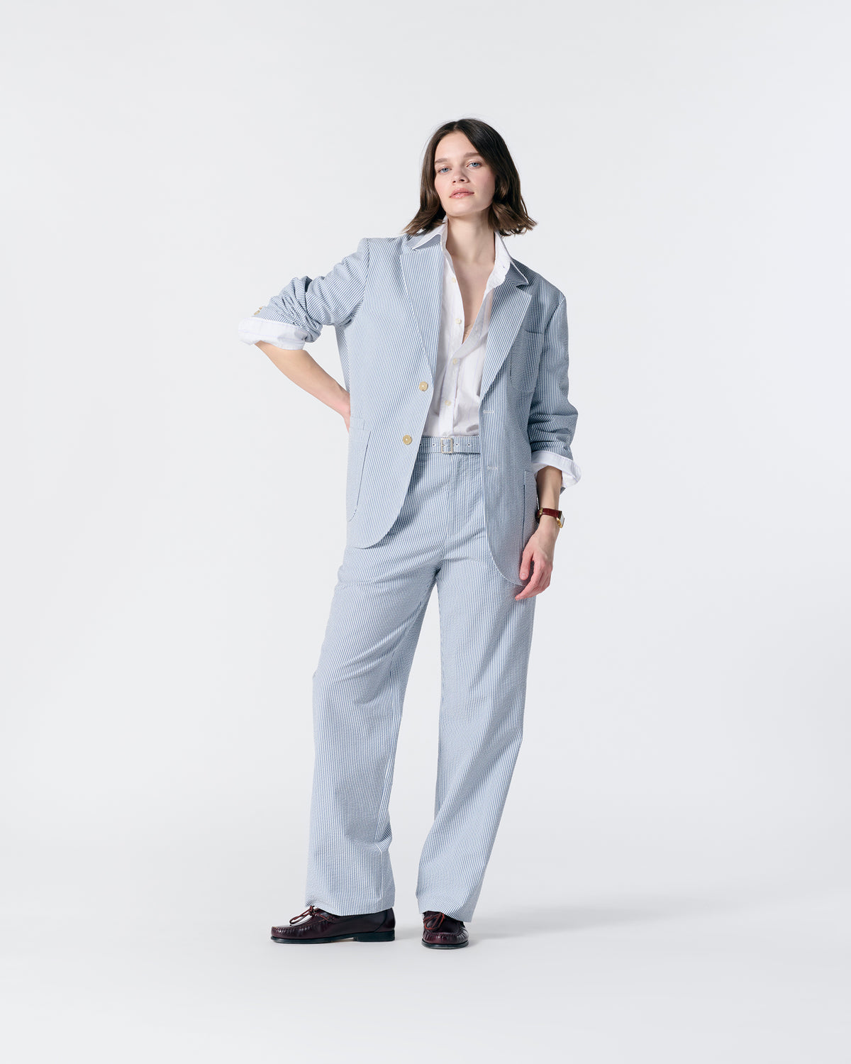 Seersucker Sack Jacket