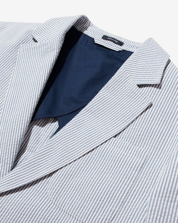Noah - Seersucker Sack Jacket - Detail