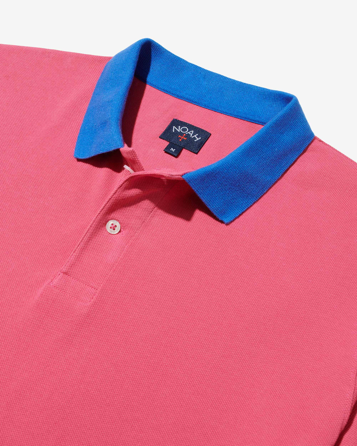Contrast Collar Pique Polo