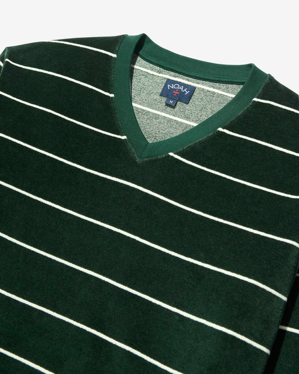 Noah - Evergreen Velour Top - Detail