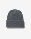Noah - Wool-Blend Core Logo Beanie - Heather Grey - Swatch
