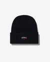 Noah - Wool-Blend Core Logo Beanie - Black - Swatch