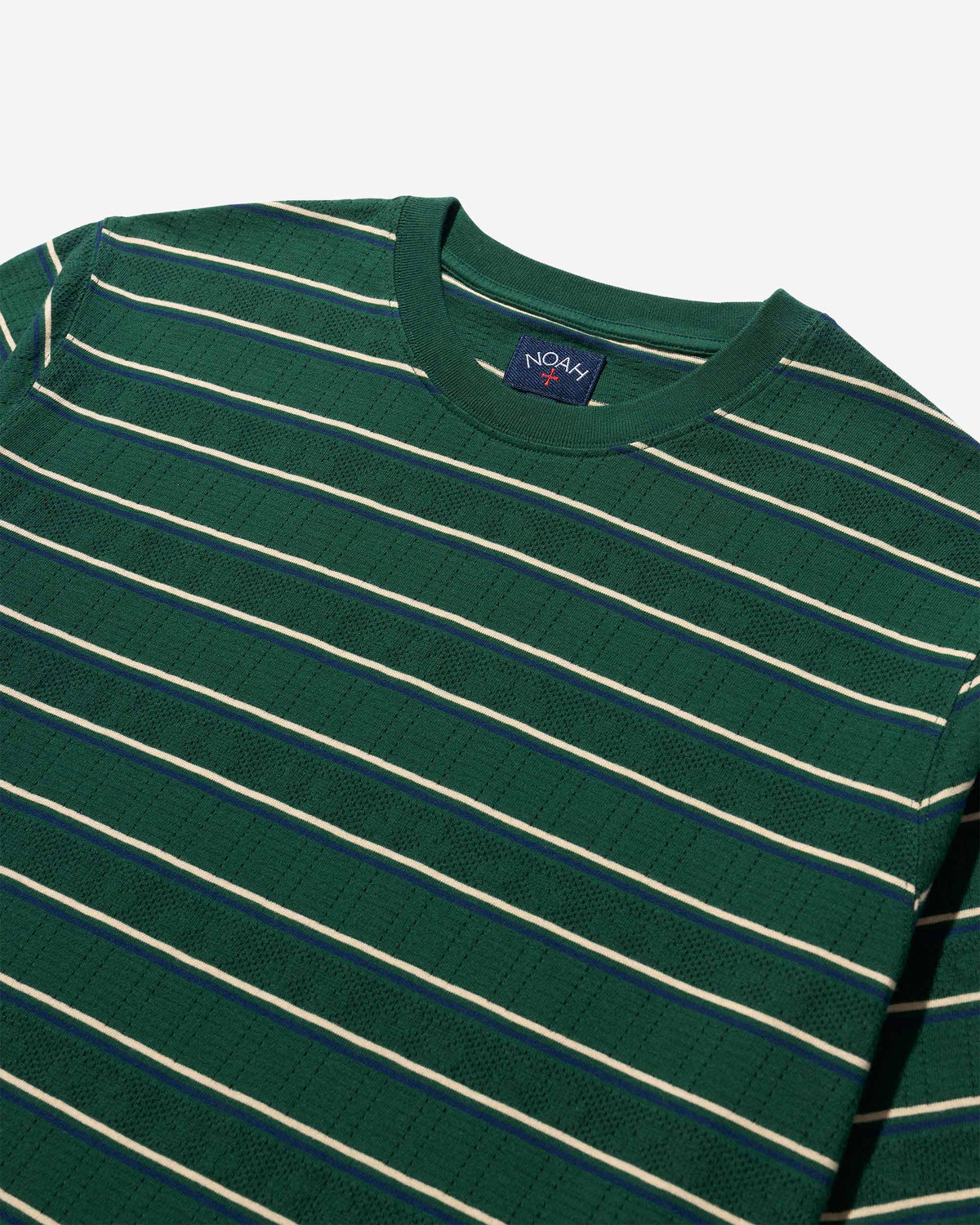 Striped Pointelle Tee