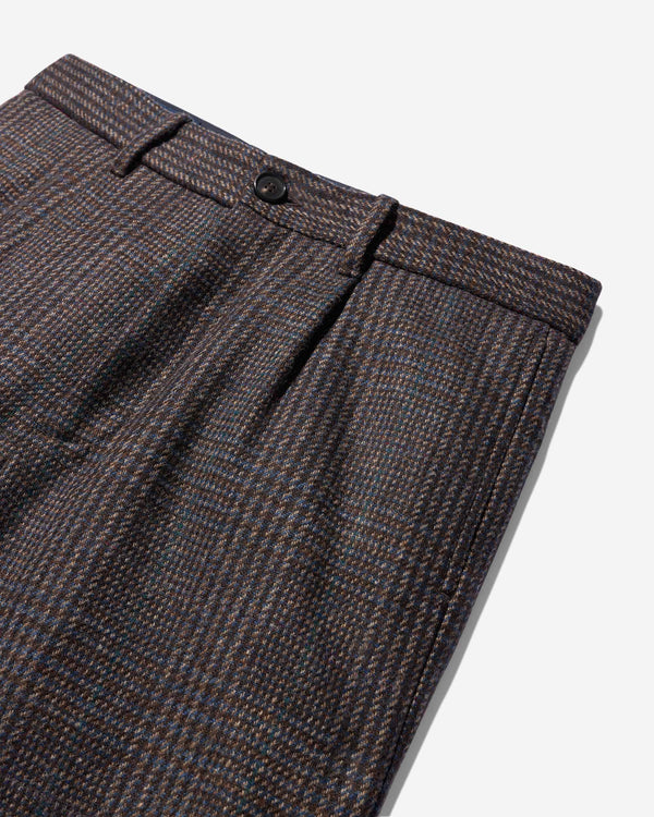 Noah - Irish Check Single-Pleated Trouser - Detail