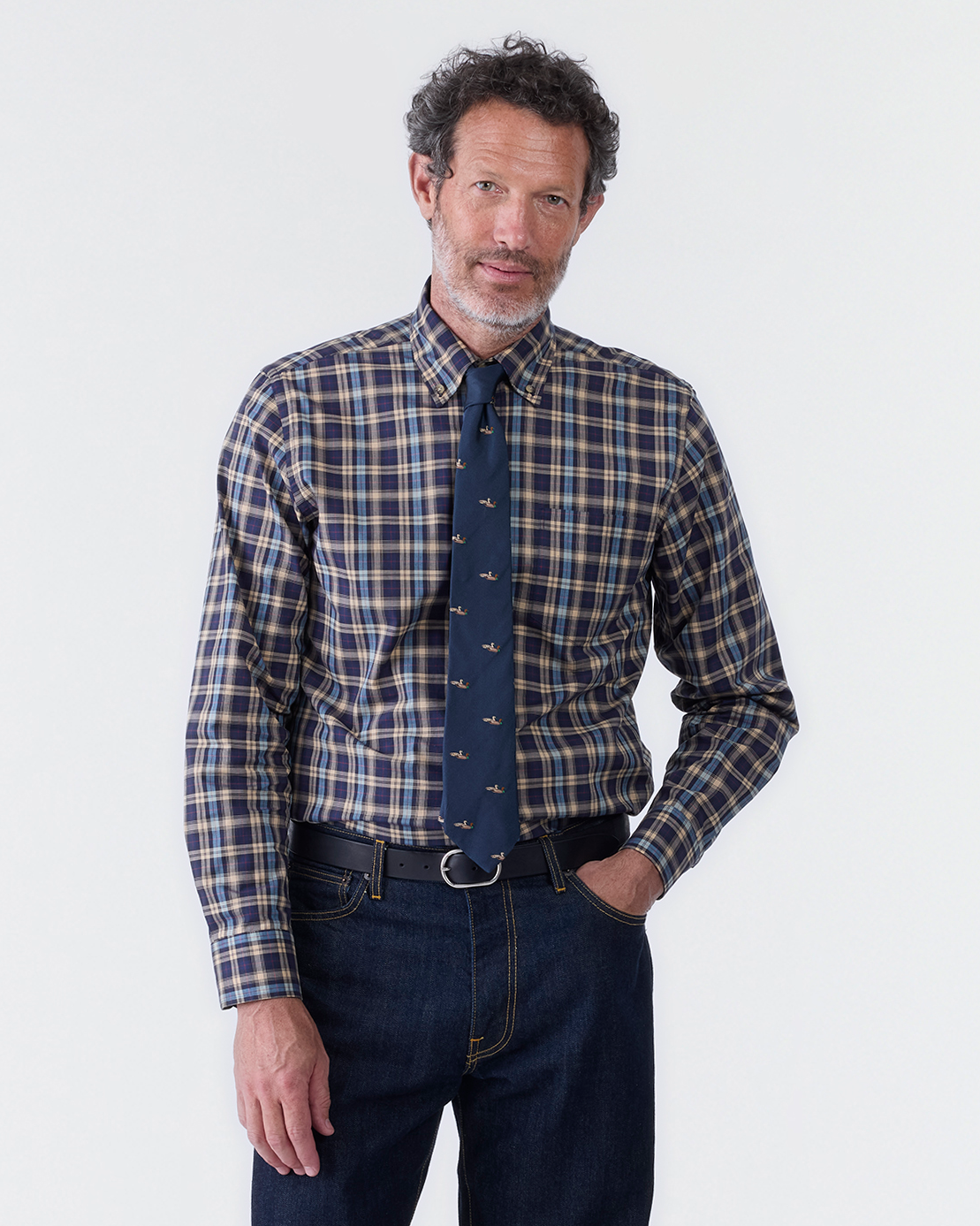 Cotton Plaid Shirt