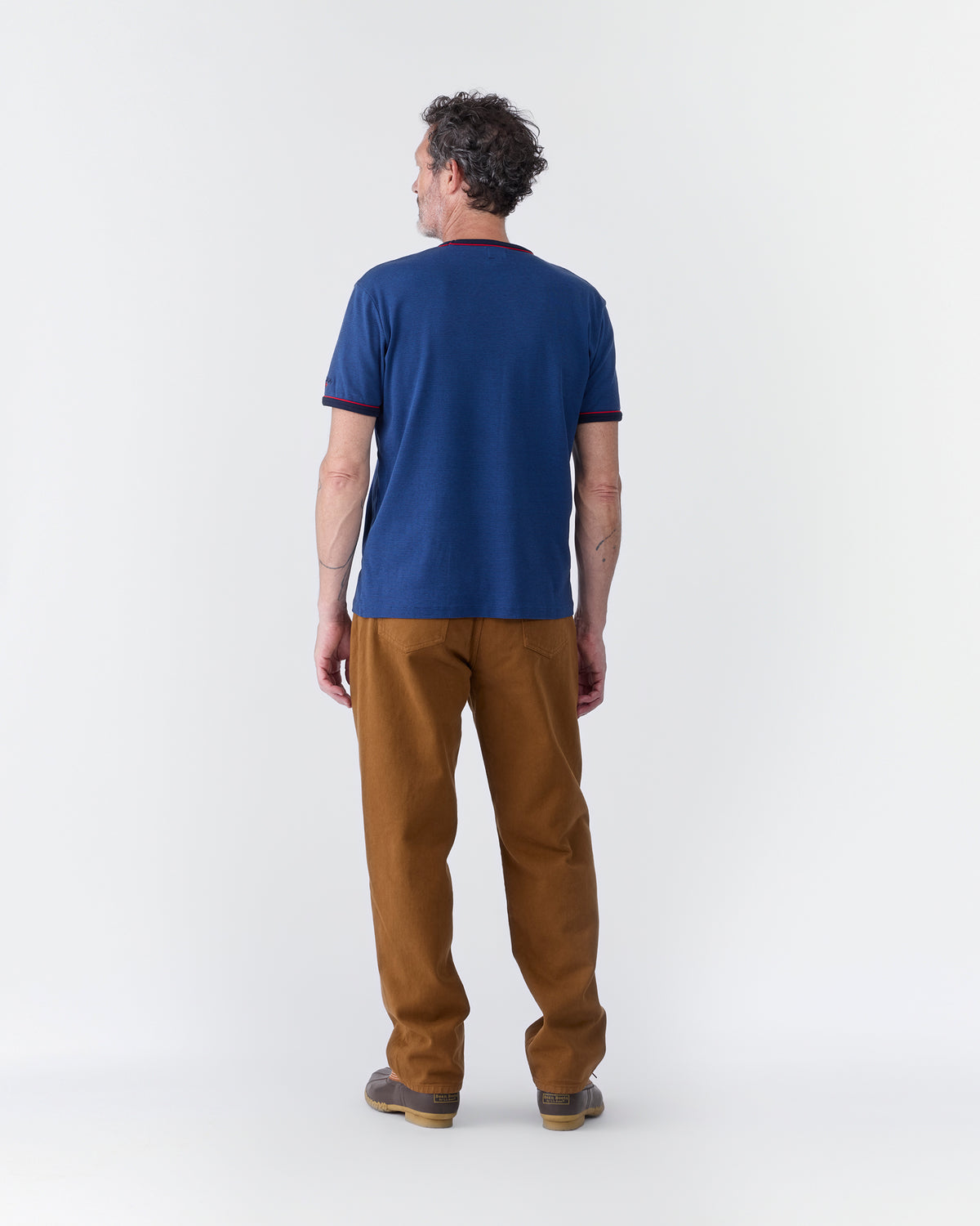 Brushed Pleated Jean