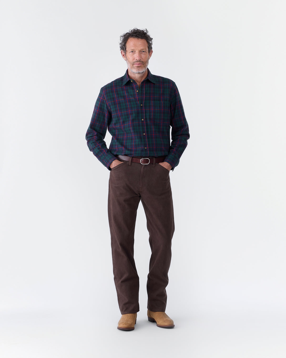 Brushed Twill Bootcut Jean