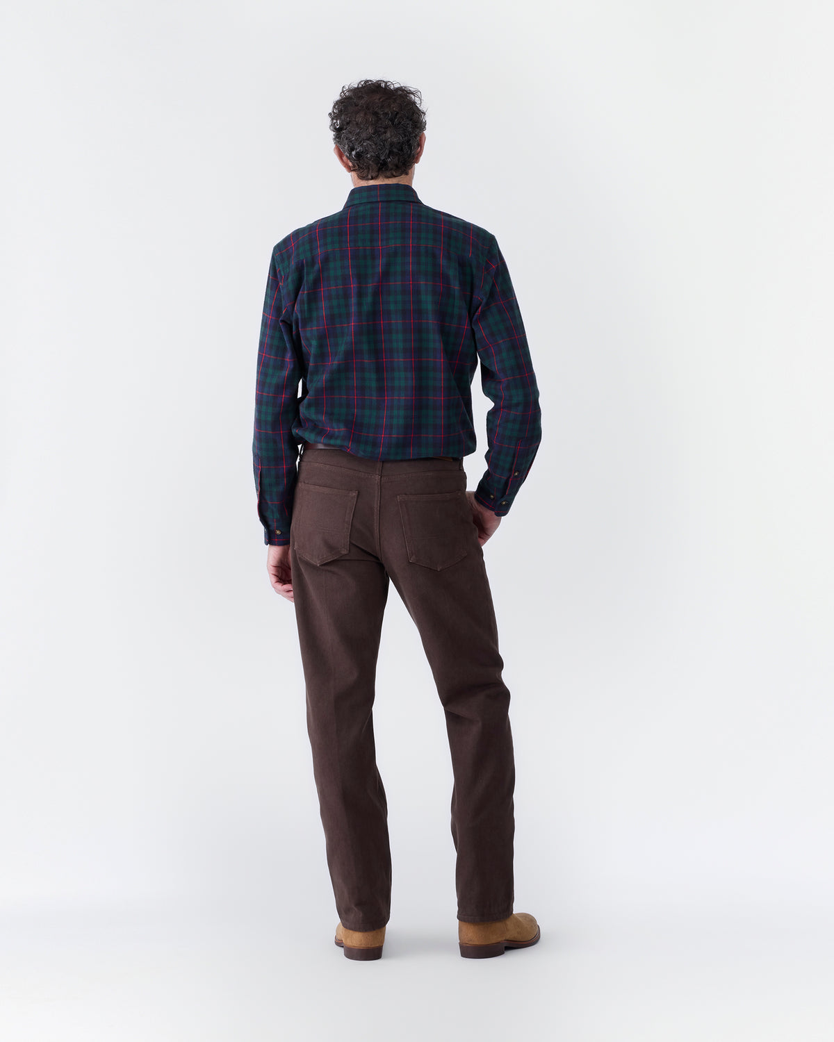 Brushed Twill Bootcut Jean