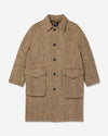 Noah - Donegal Overcoat - Brown / Tan - Swatch