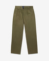 Noah - Twill Double-Pleat Pant - Green - Swatch