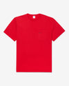 Noah - Core Logo Pocket Tee - Scarlet Red - Swatch