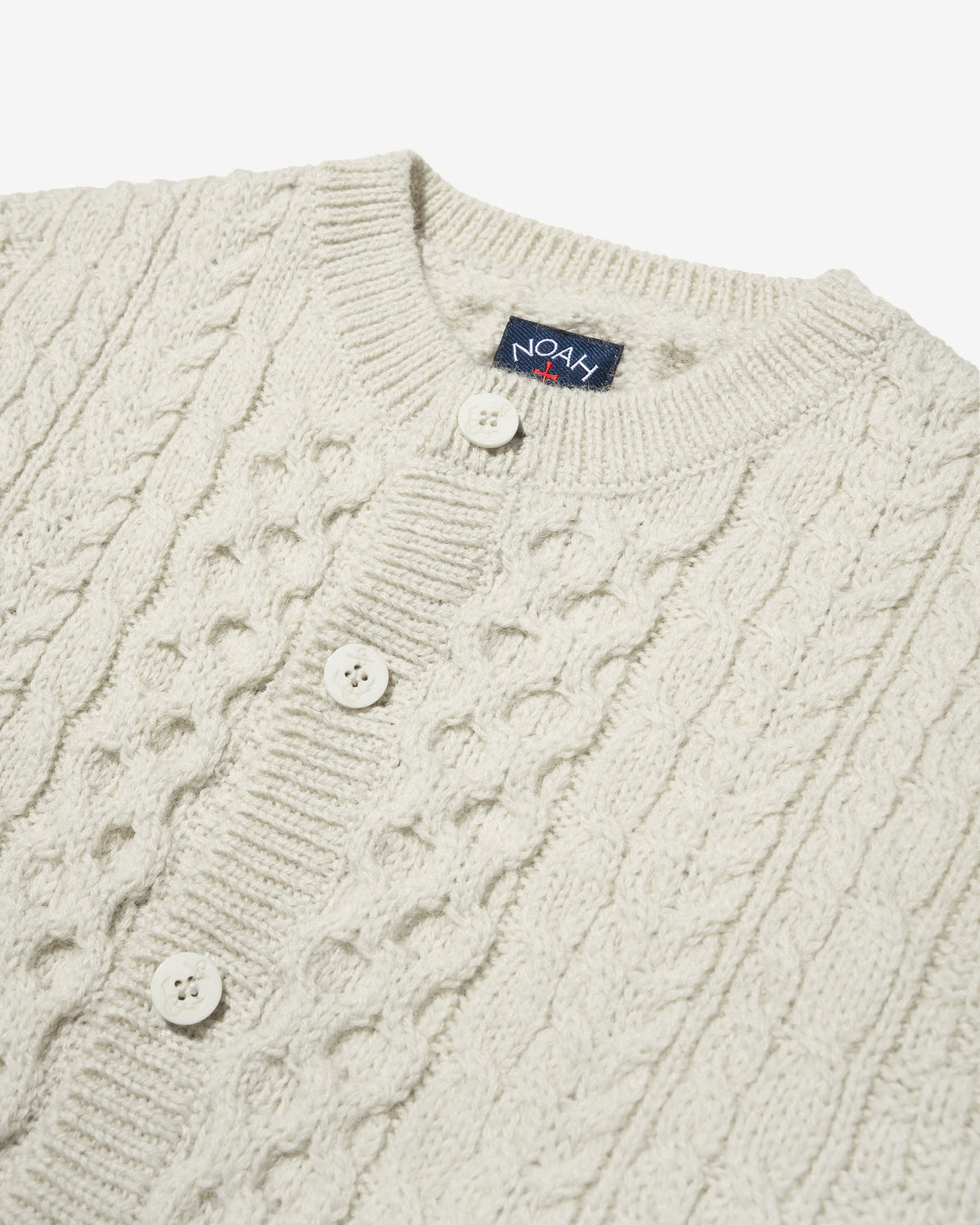 Wool Fisherman Cardigan