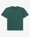 Noah - Oversized Pocket Tee - Dark Green - Swatch