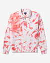 Noah - Splatter Dye Pullover - Red/White - Swatch